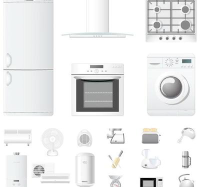 生活家電矢量素材