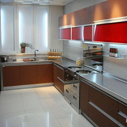 現代簡約不銹鋼臺面